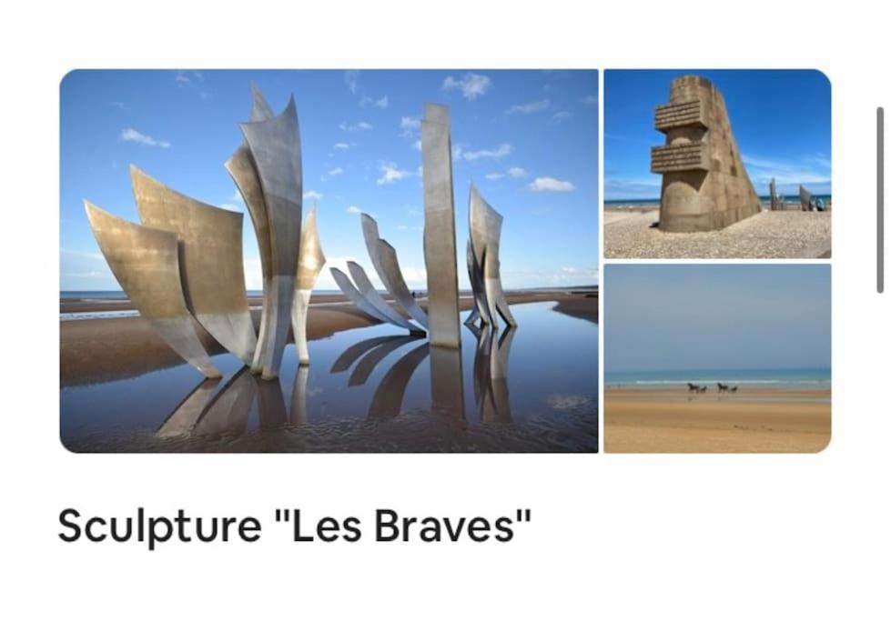 Au Coeur D'Omaha Beach- Colleville-Sur-Mer- Gite 2 Bagian luar foto